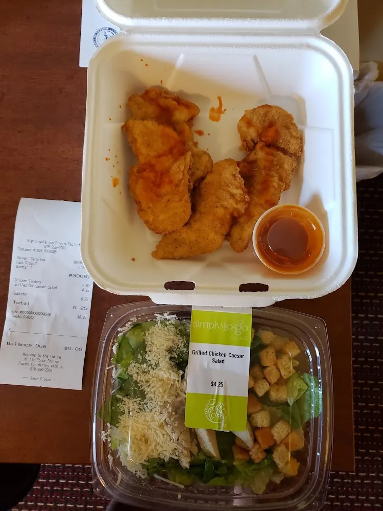 Chicken Fingers and Salad